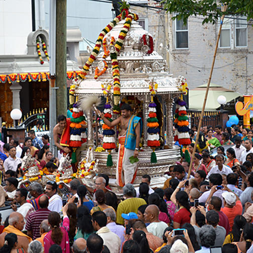 Hindu Community in Flushing, Queens Celebrates Ganesh Chaturthi