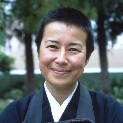 Smiling Buddhist Nun