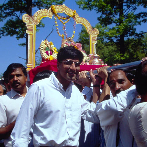 Festival at Sri Lakshmi Temple in Andover, Massachusetts