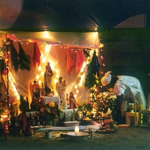 Altar for Vodou Ritual