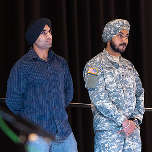 Sikh Members of the US Military Being Honored