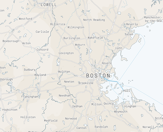 Map of Boston for Exploring